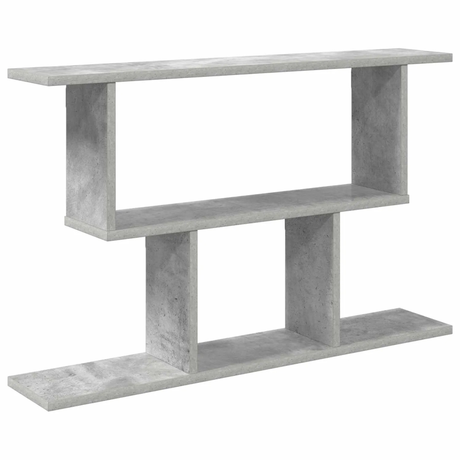 vidaXL Wandregal Betongrau 80 x 15 x 50,5 cm Holzwerkstoff 8012287