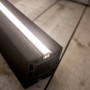 GroJa LED-Lichtleiste Glow, Aluminium weiß, für Zaunbau & Sichtschutz.