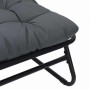 vidaXL Gartenmöbel Schwarz 110 x 81 x 71 cm Pulverbeschichteter Stahl 42008030_8