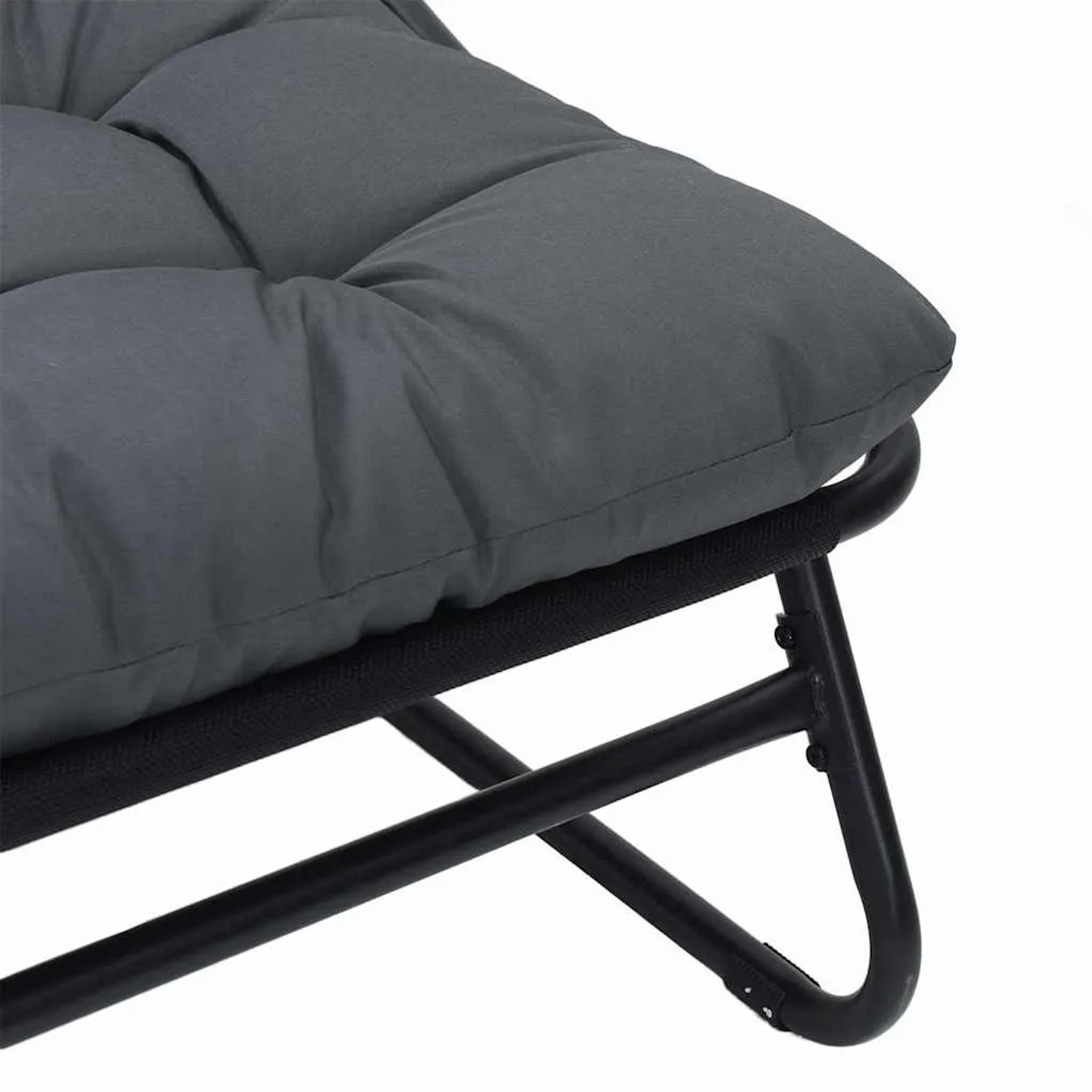 vidaXL Gartenmöbel Schwarz 110 x 81 x 71 cm Pulverbeschichteter Stahl 42008030_8