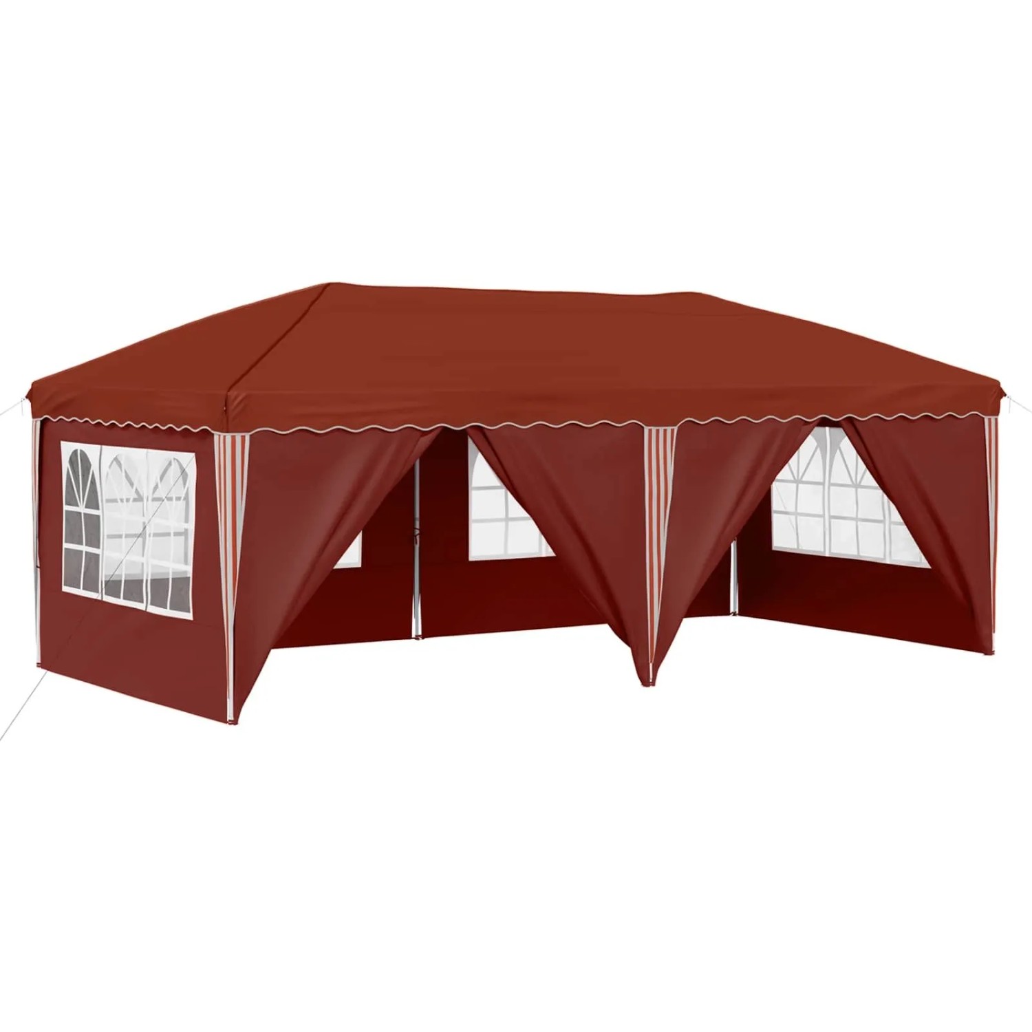 vidaXL Pop-Up Partyzelt 575 x 288 x 245 cm Terrakotta 42019809