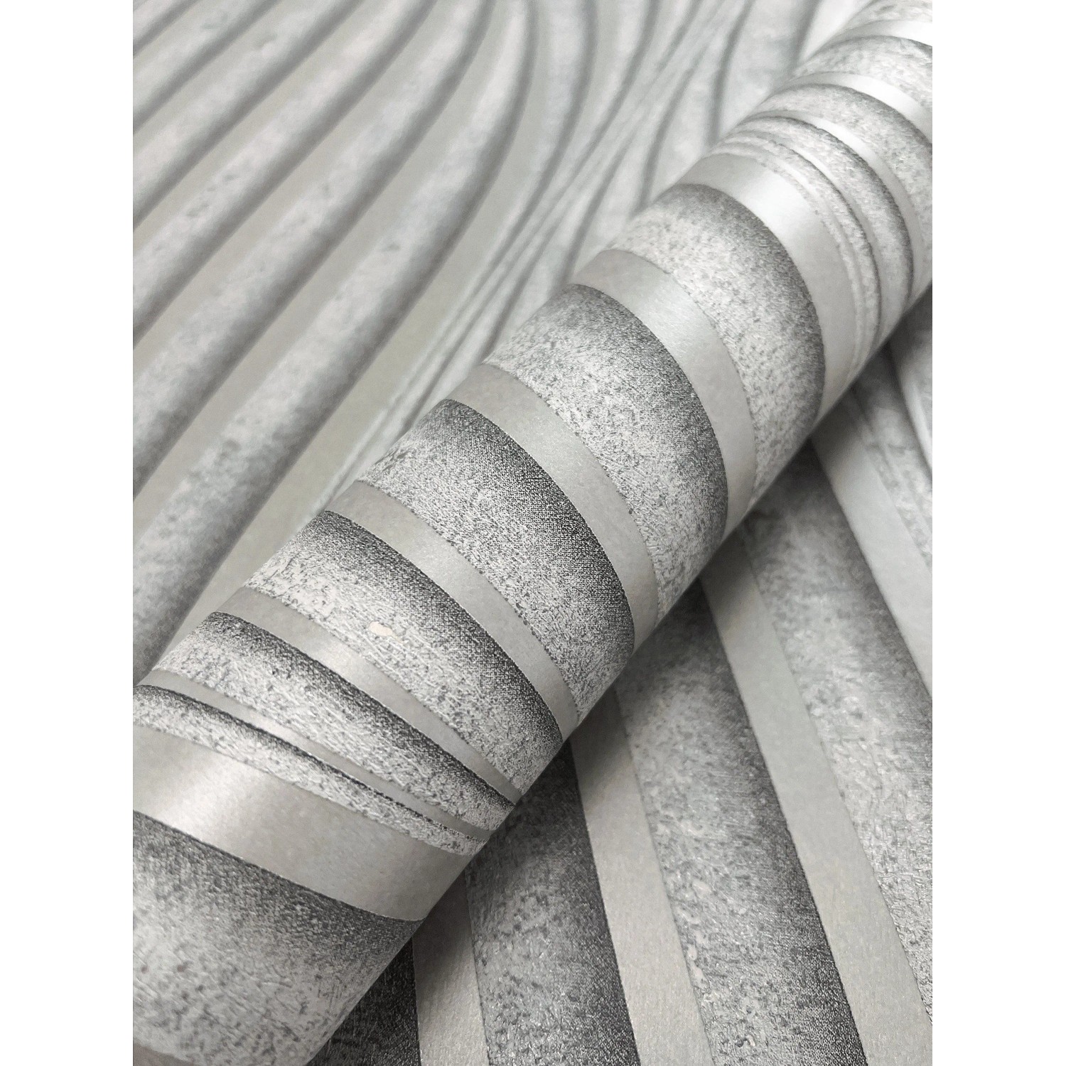 Newroom Vliestapete Armani Grey Wellen Modern FSC® günstig online kaufen