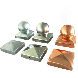 Holmwerk 25x Pfostenkappe Edelstahl 71mm Pyramide Abdeckkappe Für Pfosten 7x7cm