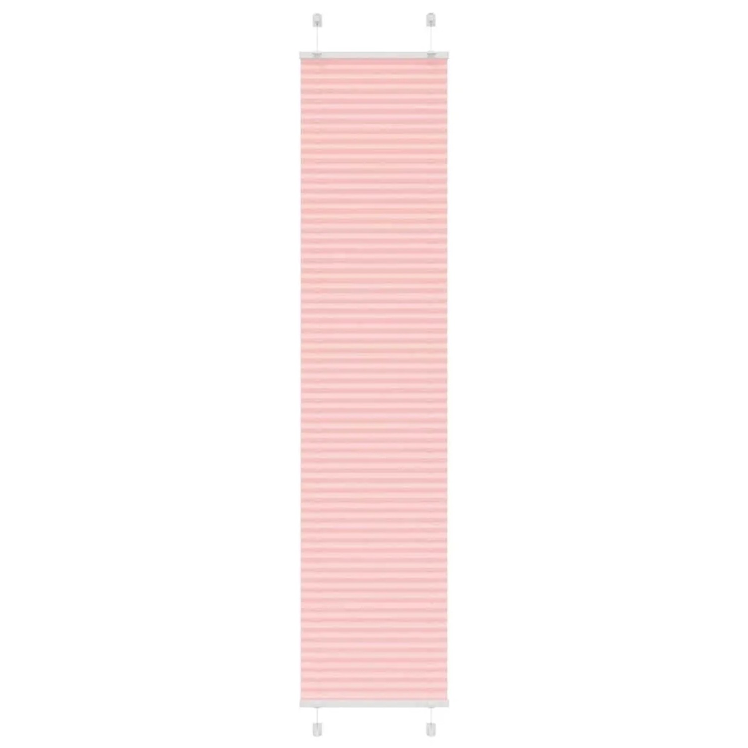 vidaXL Plissee Rosa 45x200 cm Stoffbreite 44,4 cm Polyester 4015455 günstig online kaufen