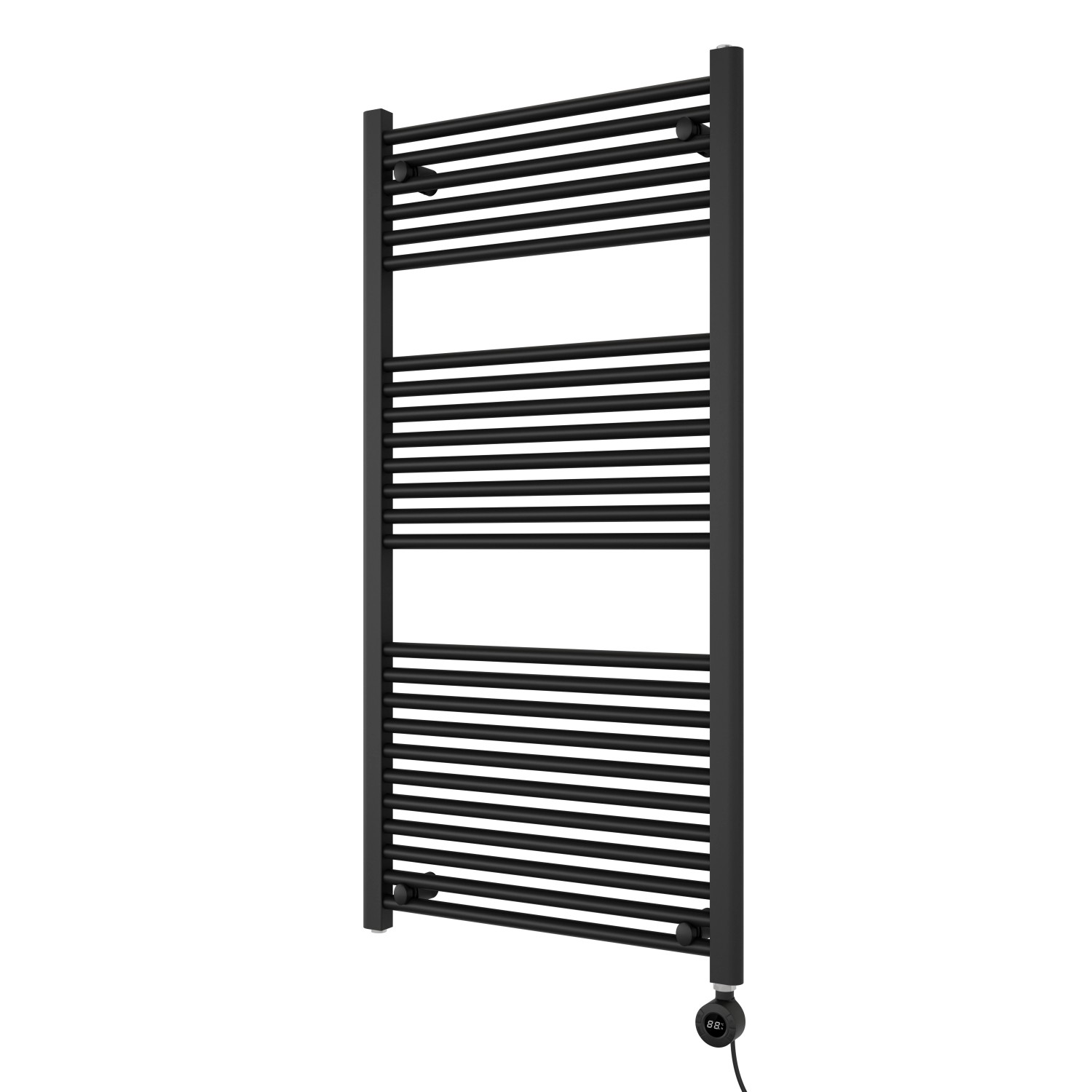 Azur Elektrischer Handtuchwärmer Kitty 120 x 60 cm 700 W Typ 6.1 Schwarz günstig online kaufen