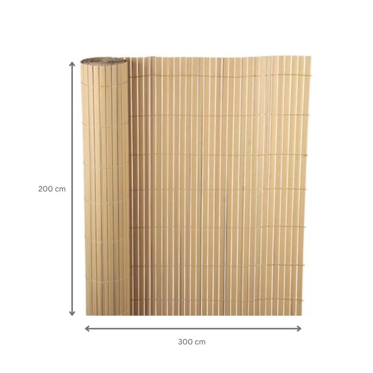 Braune PROREGAL Sichtschutzmatte aus PVC, 2x3 m, für Garten, Balkon oder Terrasse.