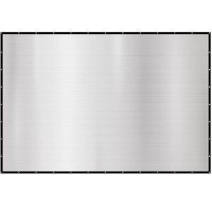 AMANKA Aluminium Schattennetz 6x4m, Sonnenschutz mit Ösen für Zaunbau & Sichtschutz.