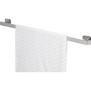 Tiger Handtuchreck Colar, 60 cm, Edelstahl poliert mit weißem Handtuch.