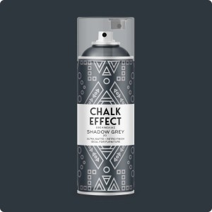 COSMOS LAC Kreidefarbe Spray Chalk Effect  Hochwertige Chalky Kreidesprühfarbe Farbspray  Spray Paint Farbe Schattengrau