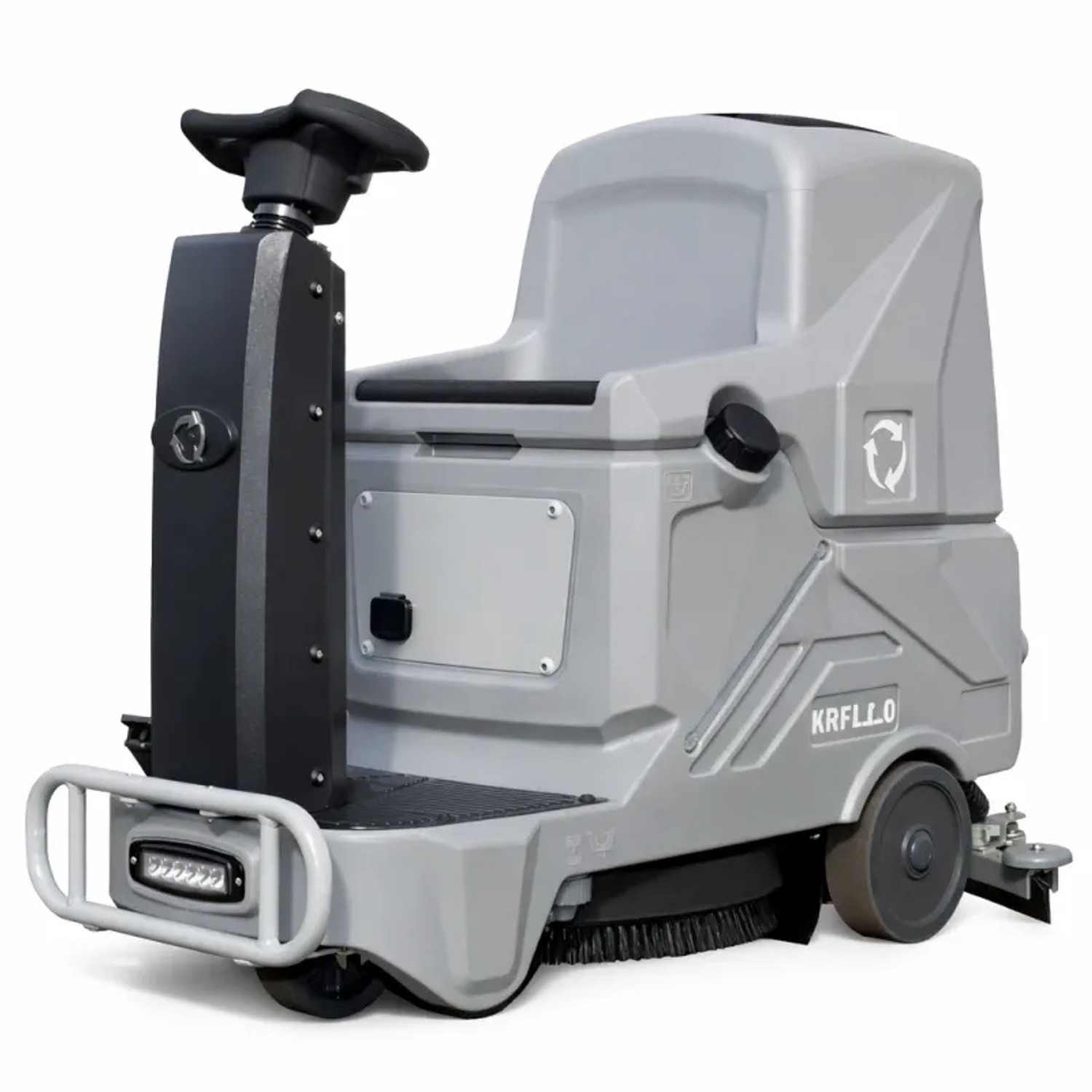 DeTec. Aufsitzscheuersaugmaschine DT FL70 mit 2 Akkus Scheuersaugmaschine 56 cm Bürstendurchmesser_5