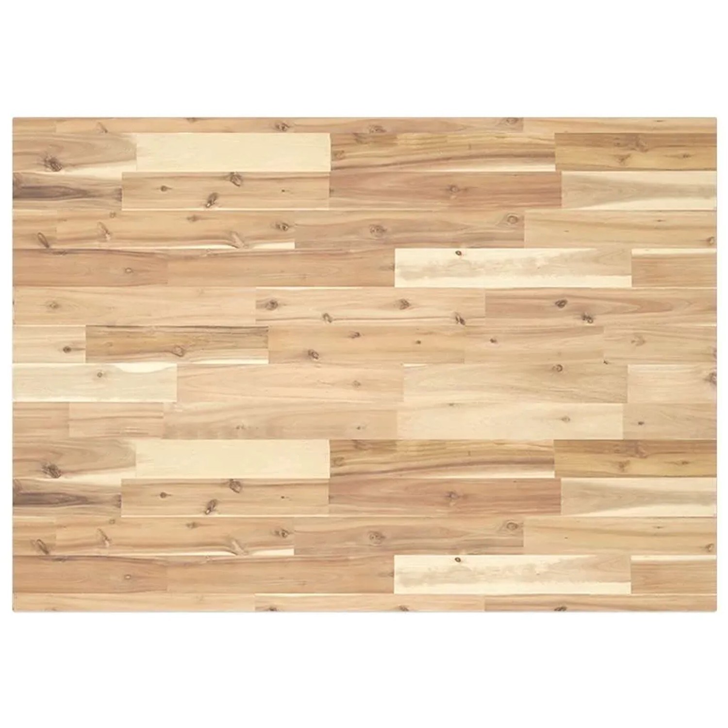 vidaXL Schreibtischplatte Unbehandelt 80x70x2 cm Massivholz Akazie 3279729