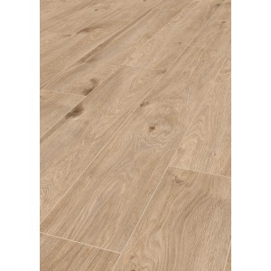 Check Green-Designboden Dreiborn Eiche, Vinylboden in heller Holzoptik.