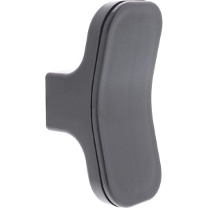 Schwarzer Wagner Wandhaken Hooks4home im T-Design, 85x35x40 mm.