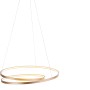 Moderne LED-Pendelleuchte Roman Gold (Ø 72cm) von Paul Neuhaus, dimmbar.