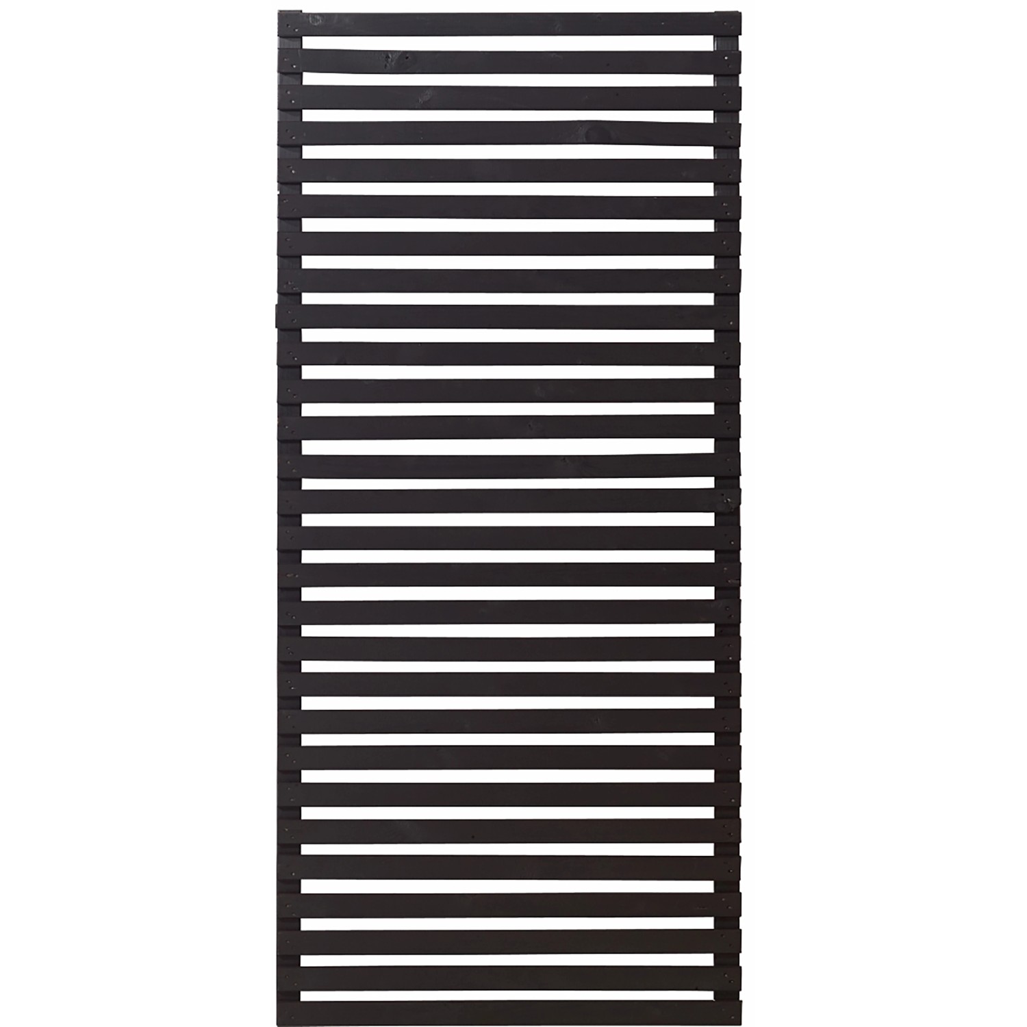 Sichtschutzzaun Tokyo Nadelholz Schwarz 83 cm x 180 cm günstig online kaufen