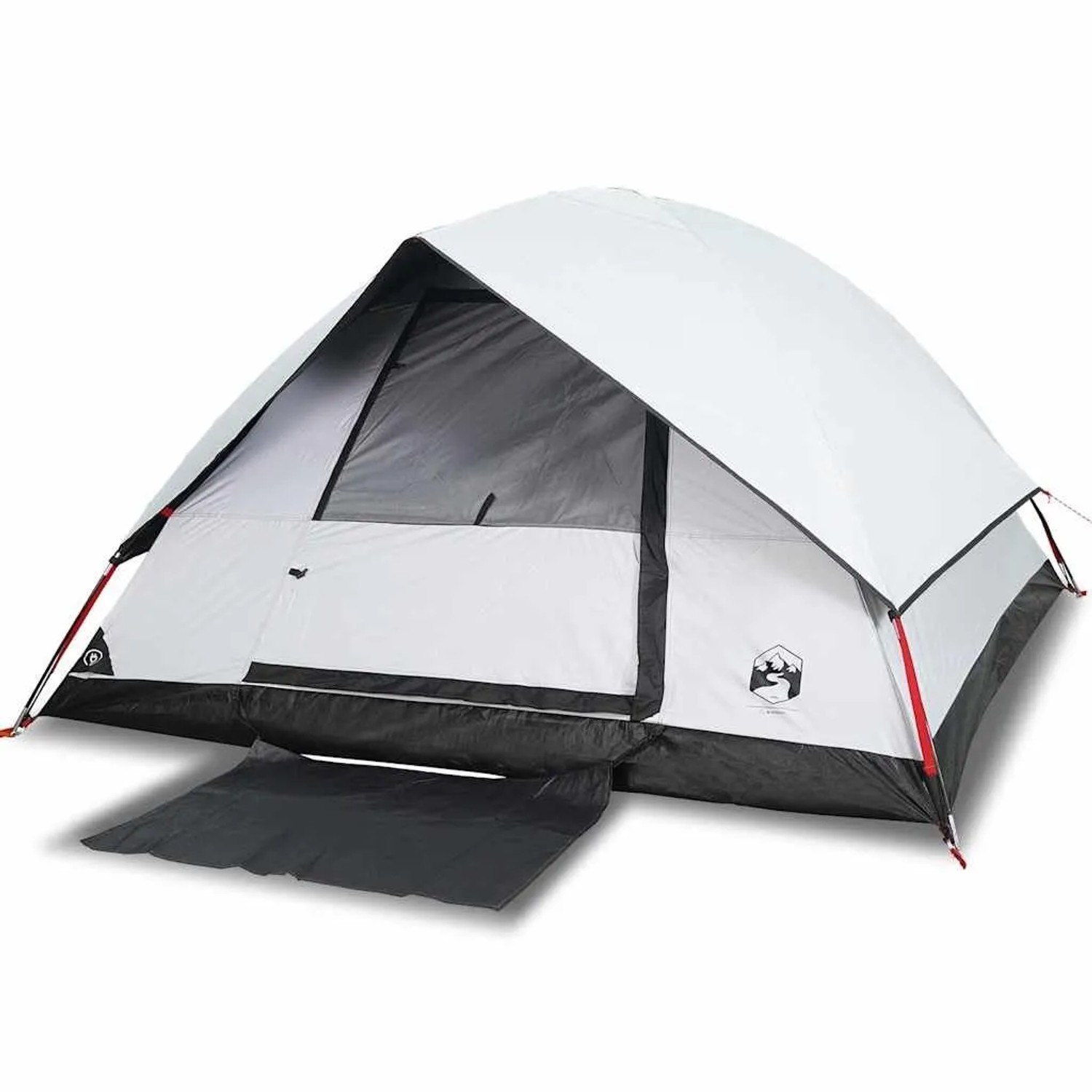 Furnicato Campingzelt Kuppelzelt Weiß 215 X 213 X 149 154 Cm