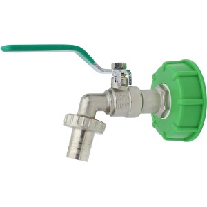 Metallhahn für IBC-Container, Zubehör für Regentonnen und Wasserzapfstellen.