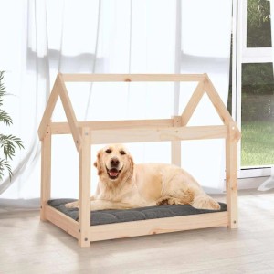 vidaXL Hundebett 81x60x70 cm Massivholz Kiefer 822207