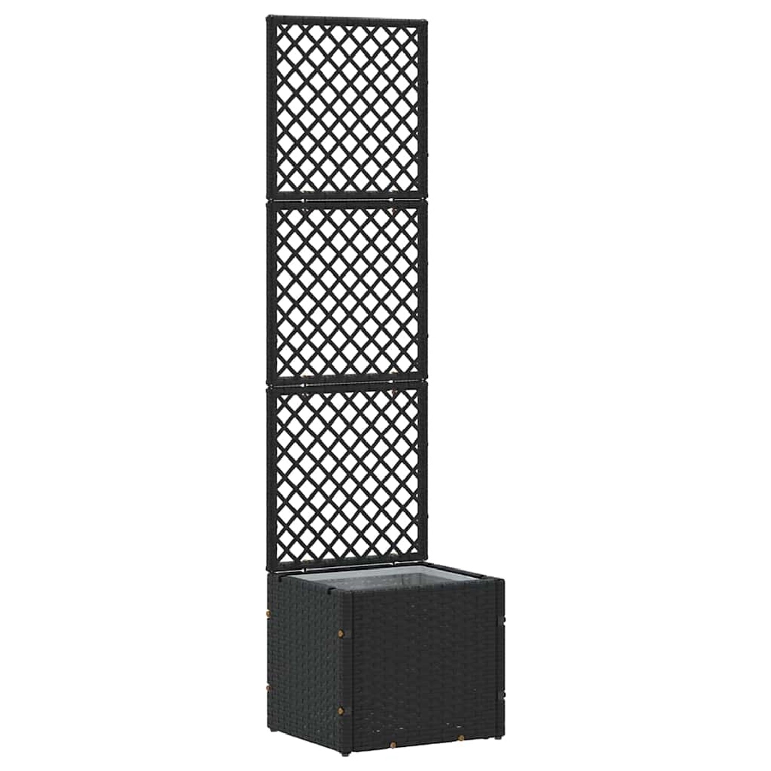 vidaXL Pflanzkübel Schwarz 35 x 30 x 135 cm Metall 366615 günstig online kaufen