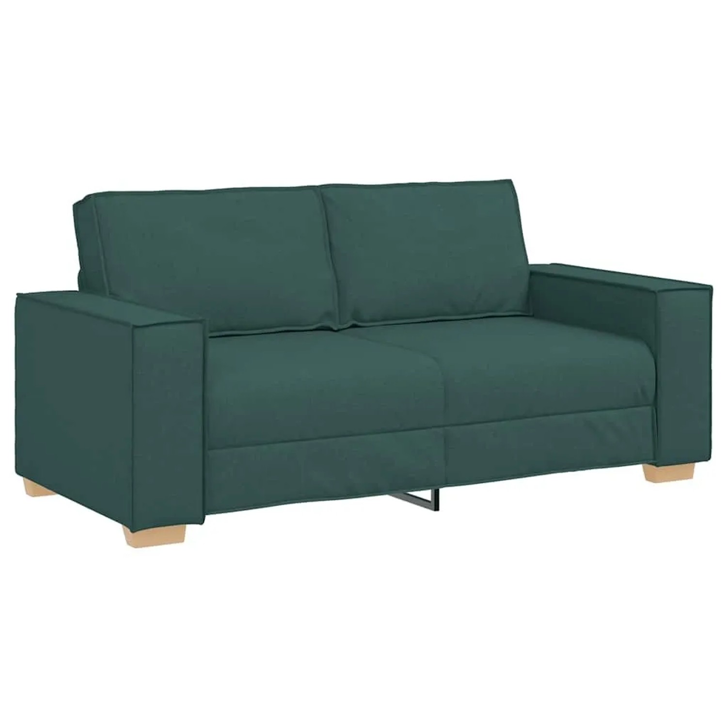 vidaXL 2-Sitzer Sofa Dunkelgrün 180x78x84 cm Stoff 4104985