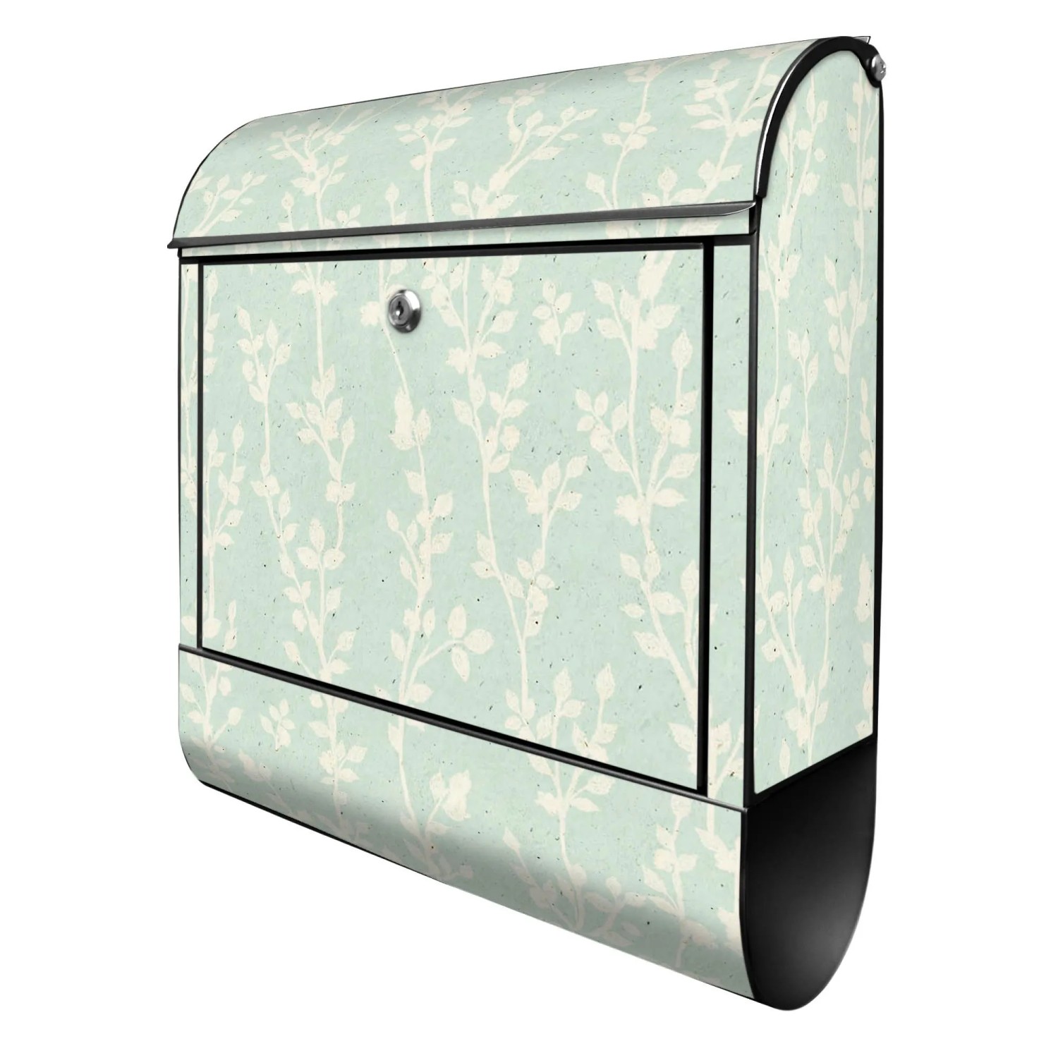 Banjado Design Briefkasten Schwarz Pulverbeschichtet 39x47x14cm 2 Schlüssel günstig online kaufen