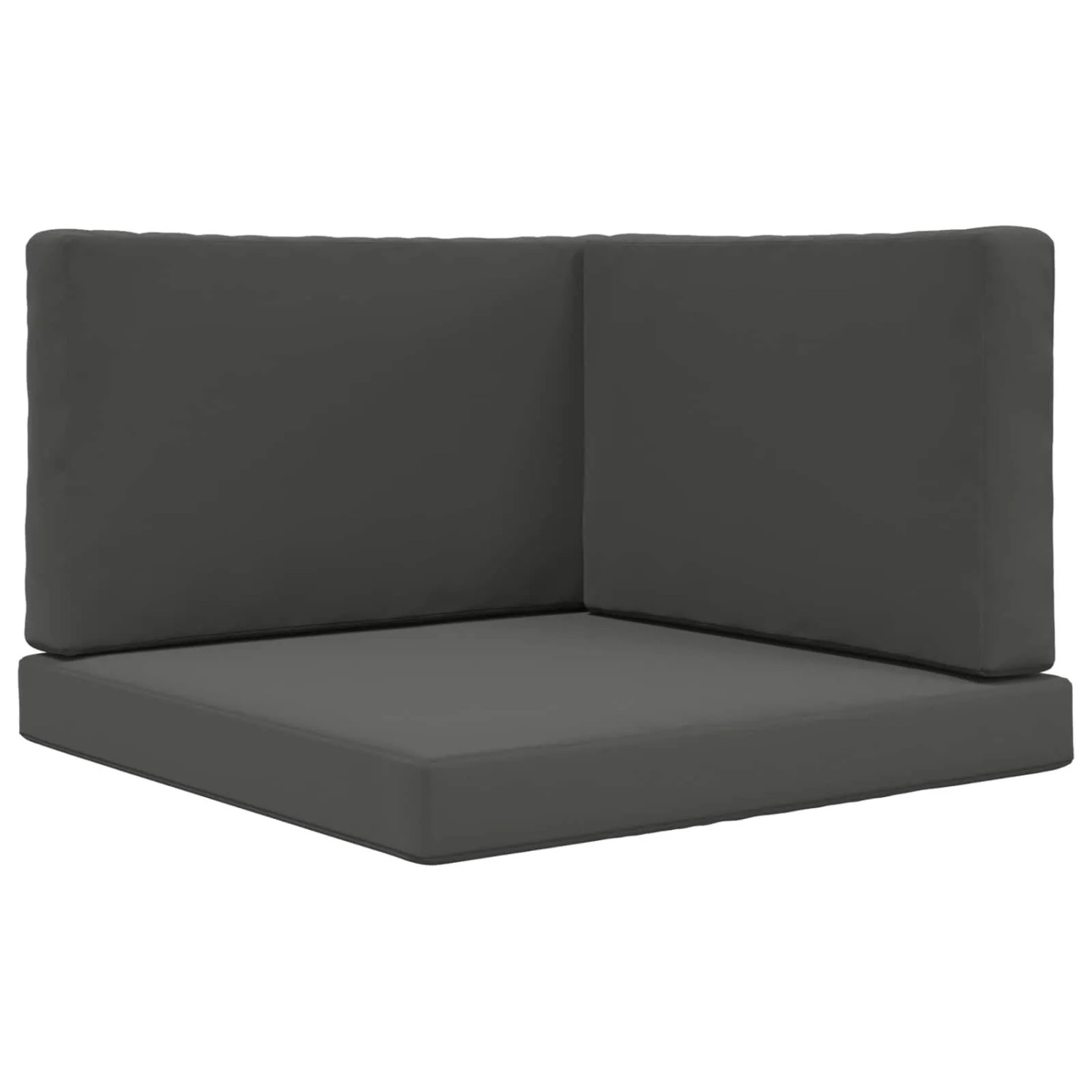 vidaXL Sofakissen für Draußen 3-Tlg Anthrazit Polyester 900863