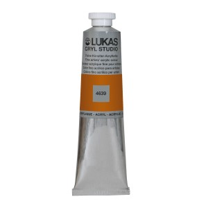 Lukas Cryl Studio Acrylfarbe Terra di Siena natur, 75ml Tube für Künstler.