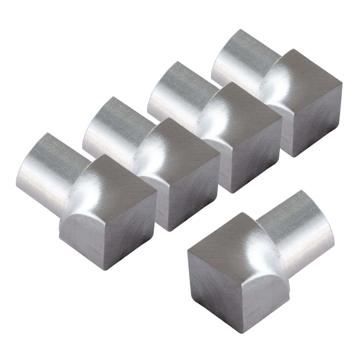 Dalsys Inneneck Fliesenschiene Viertelkreis 5x 8mm Edelstahl Gebürstet günstig online kaufen