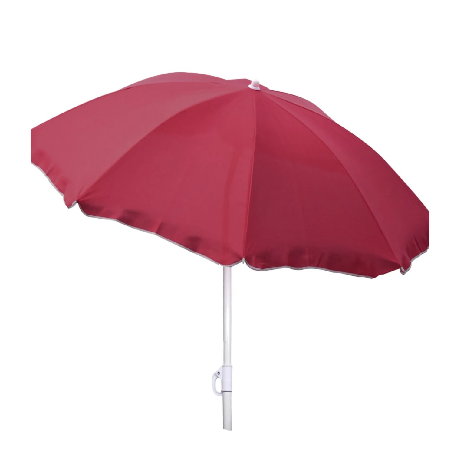 Lex Sonnenschirm Knickbar Ø 1,8 m Garten Balkon Strand Schirm UV30+ Burgundrot