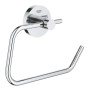 Grohe QuickFix Toilettenpapierhalter Start Chrom, Wandhaken aus Metall mit glänzender Oberfläche.