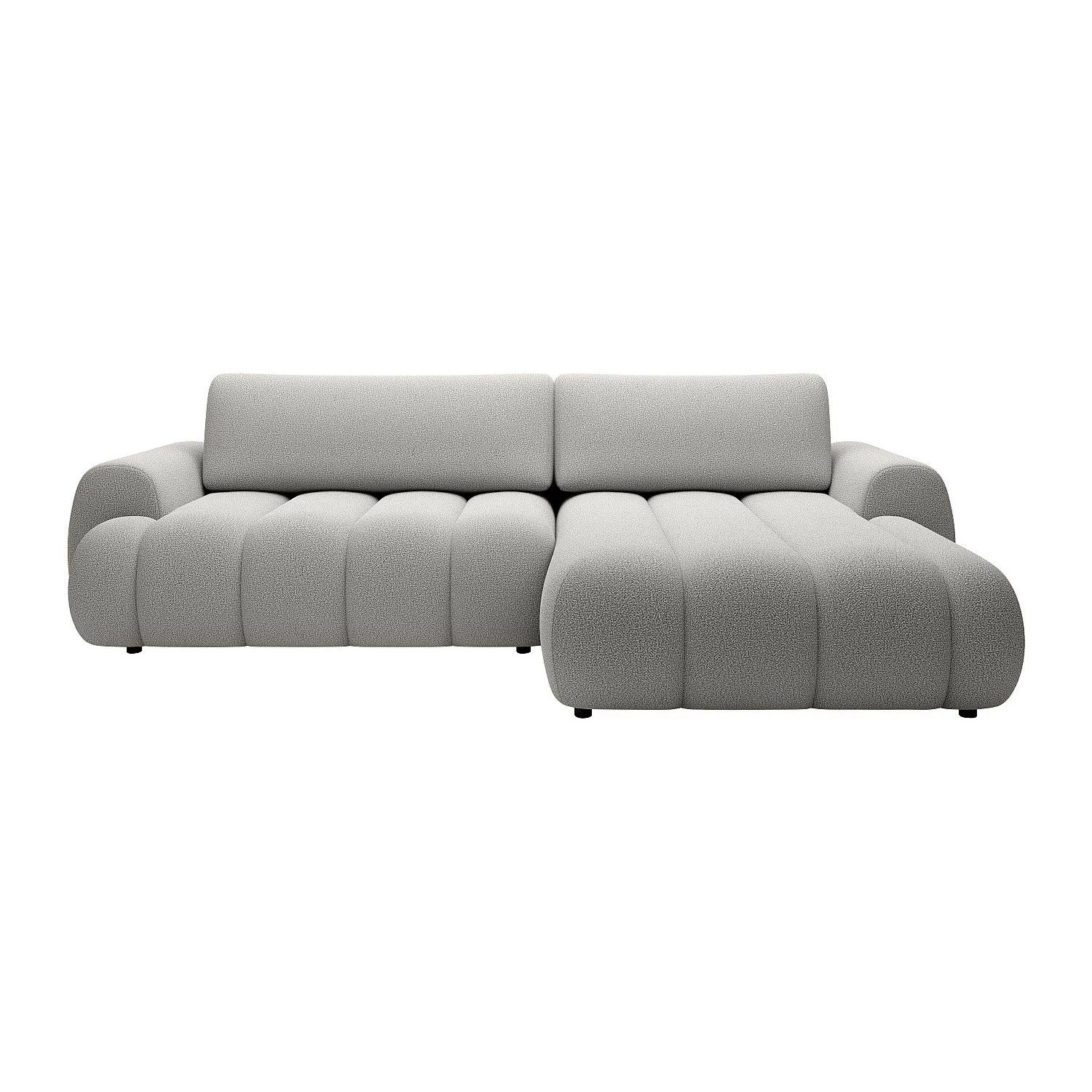 Vente-unique Schlafsofa Fridora Hellgrau 272 cm