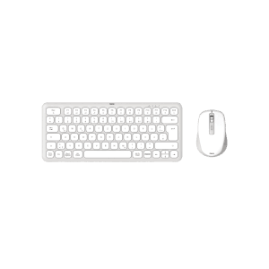 Hama Multi-Device Tastatur-Maus-Set WKM-500, kabellos, QWERTZ, weiß. Zubehör für Computer.