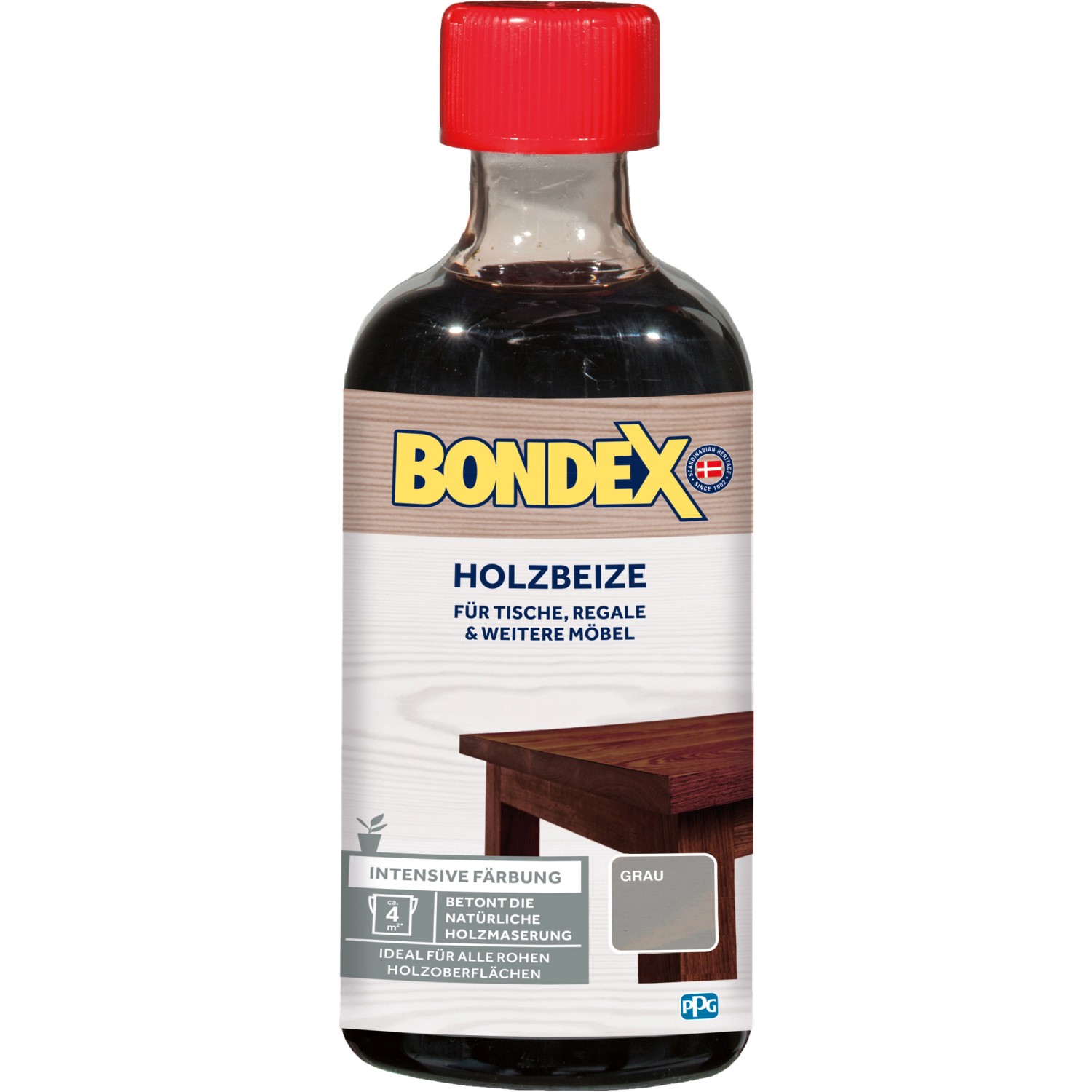 Bondex Holzbeize Grau 250 ml