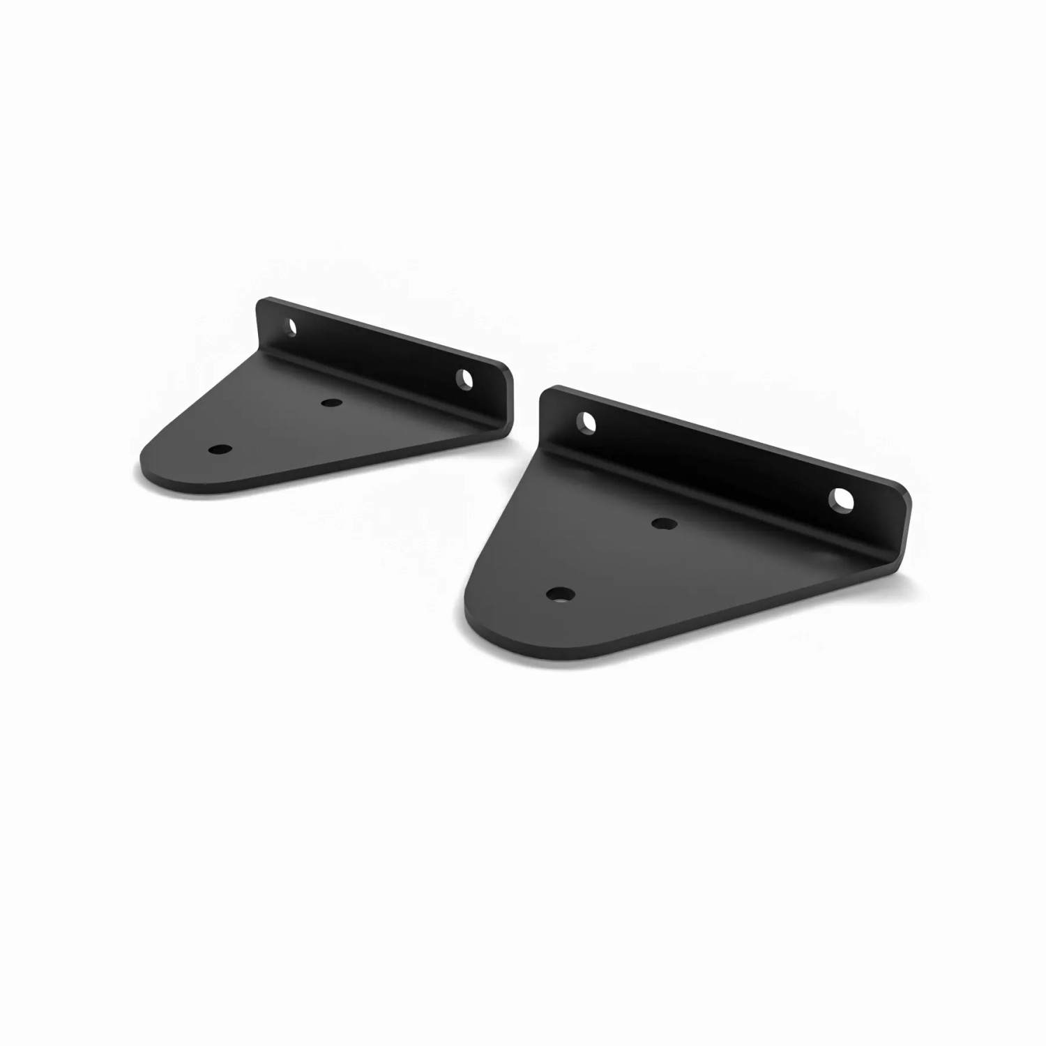 HEVVA Regalhalter STOLBERG 8 cm Tiefe 2er Set Schwarz
