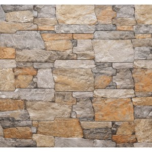 Klimex Verblender Feinsteinzeug UltraStrong Landhouse, braune Steinoptik für Innen & Außen.