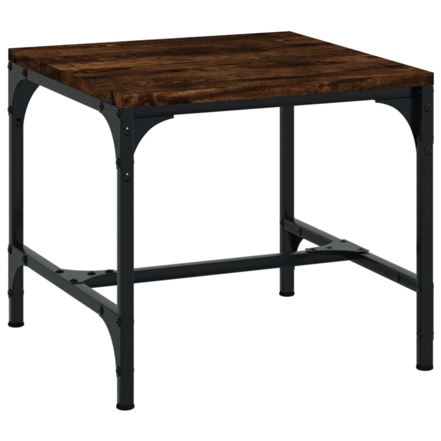vidaXL Couchtisch Räuchereiche 50x50x35 cm Holzwerkstoff 819399