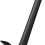 Schwarze Fiskars Solid Kombihacke (32 cm) für Bodenbearbeitung und Unkrautentfernung.
