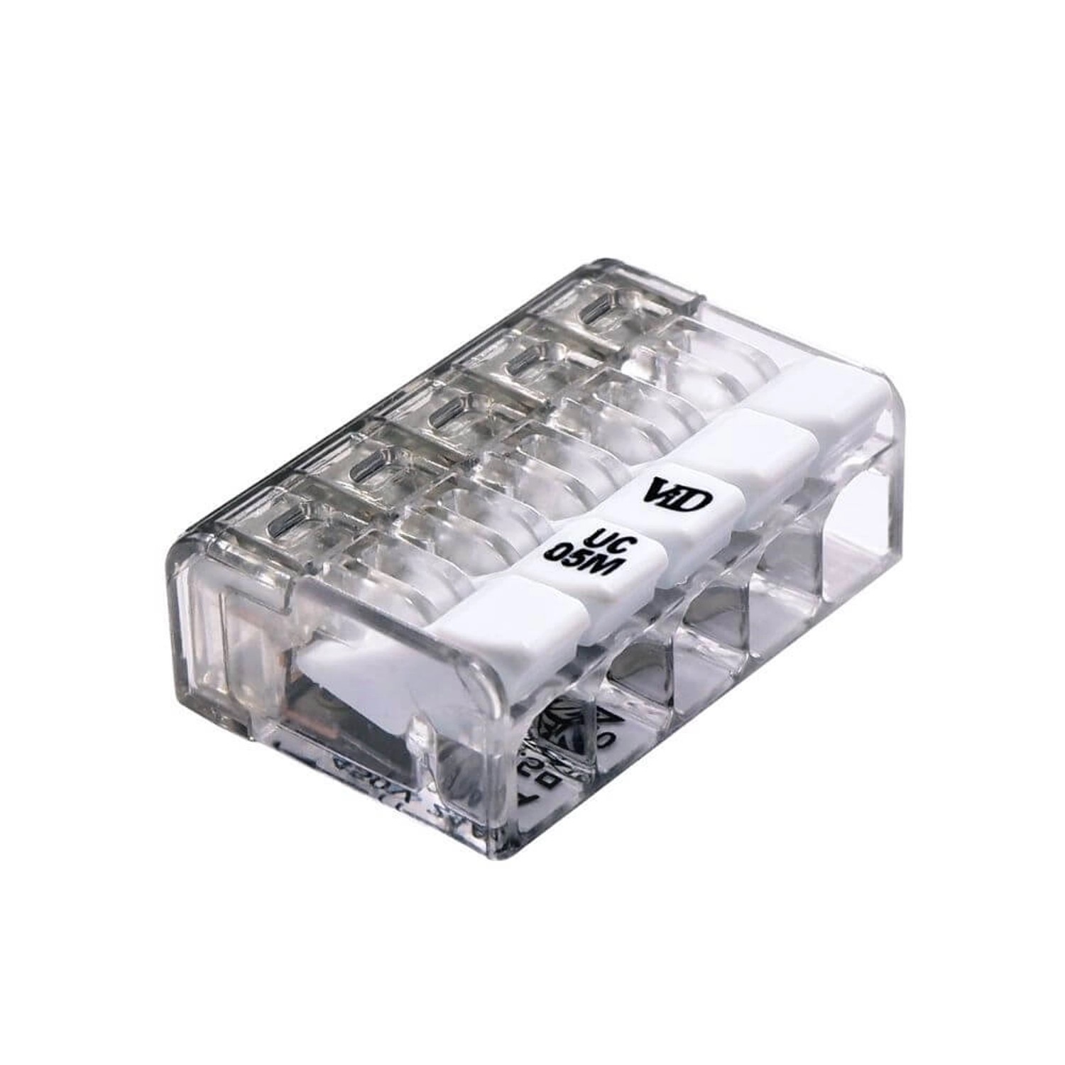 ViD Mini-Hebelklemme UC05M 0,2-2,5 mm² 5-Polig 100 Stück