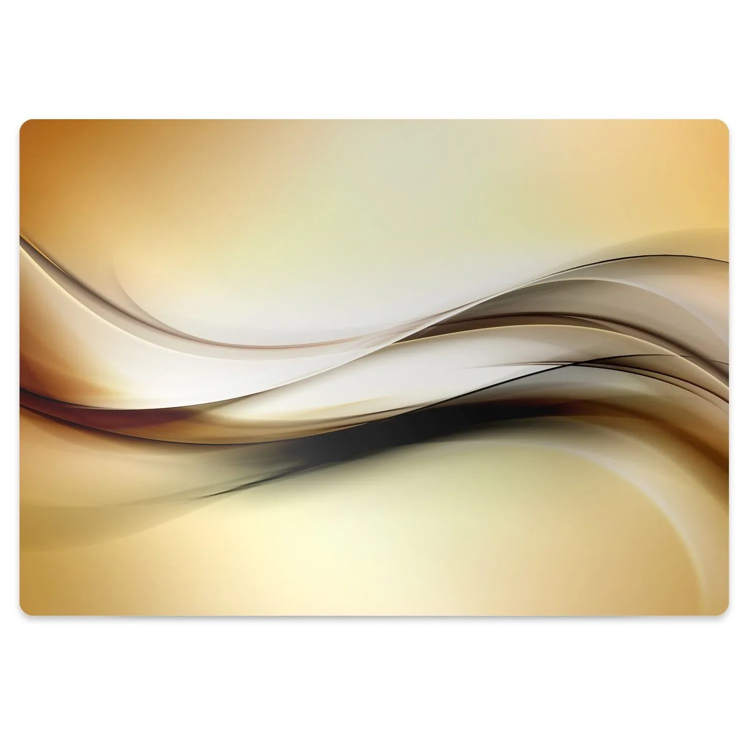 Tulup Bodenschutzmatte Beige Fußbodenschutz 100x70 cm Grün Bürostuhlmatte S günstig online kaufen