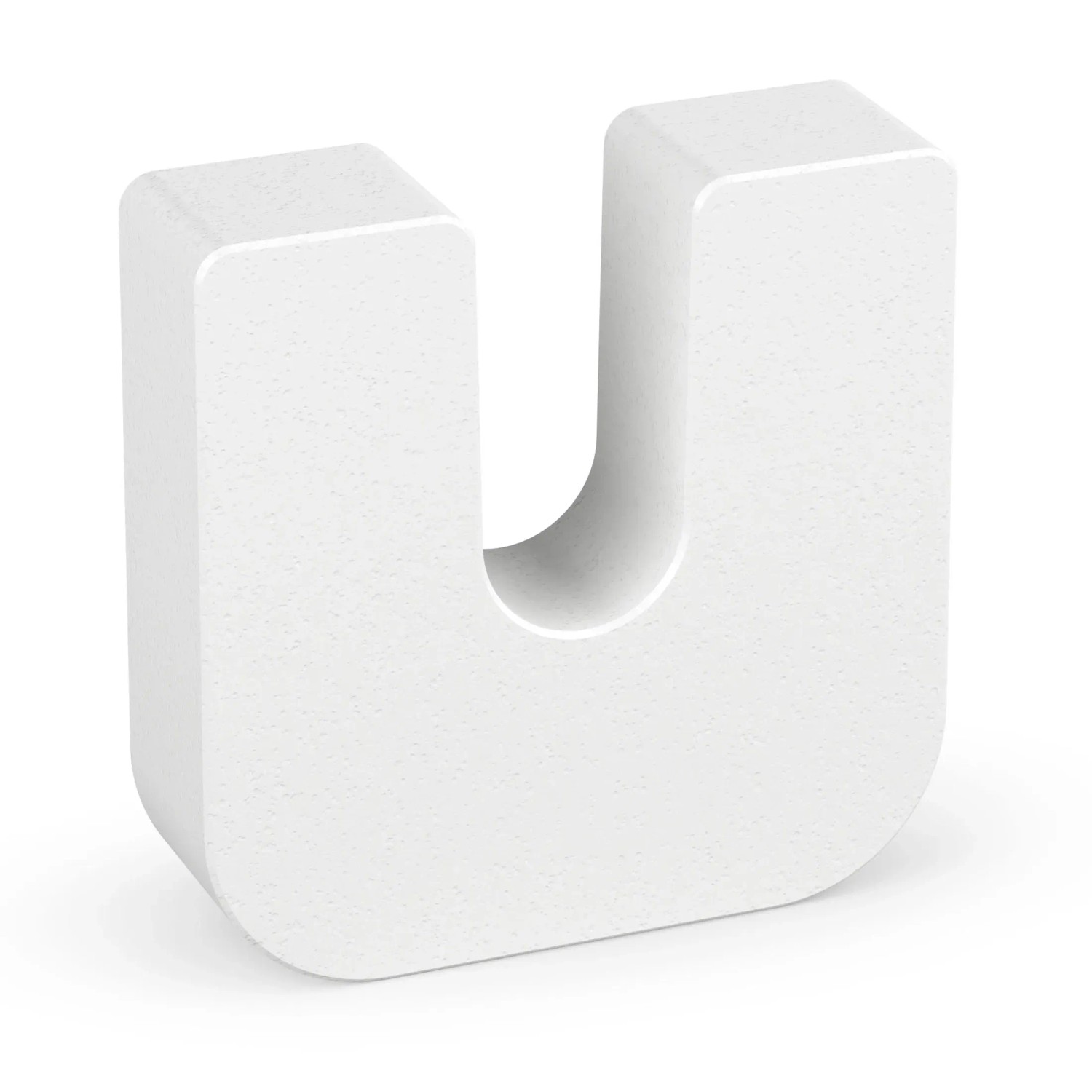 U-förmiger Magnet-Tab für UHU Luftentfeuchter, weiß.