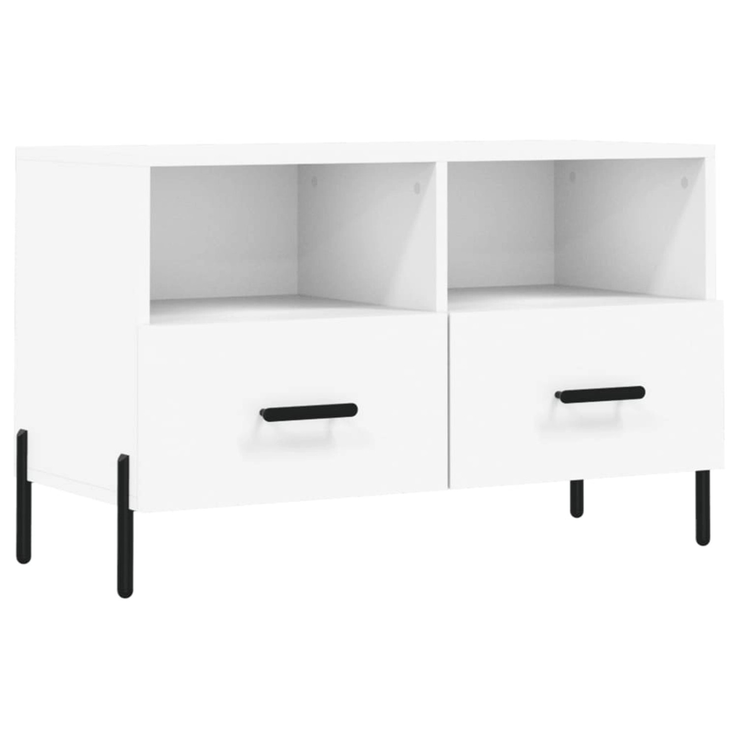 vidaXL TV-Schrank Weiß 80x36x50 cm Holzwerkstoff 828980 günstig online kaufen
