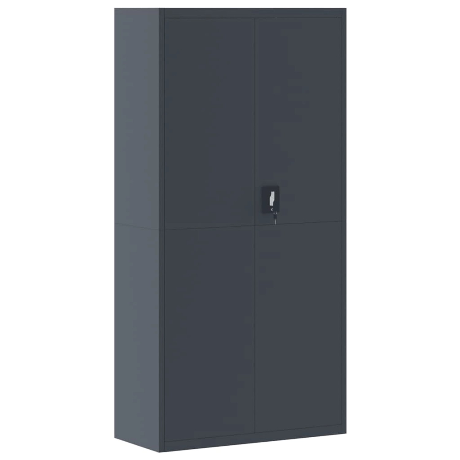 vidaXL Aktenschrank Anthrazit 90x40x180 cm Stahl günstig online kaufen