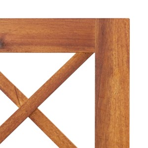 Detailansicht Hochbeet Spalier aus Akazienholz, Teil des vidaXL Hochbeets 884152.