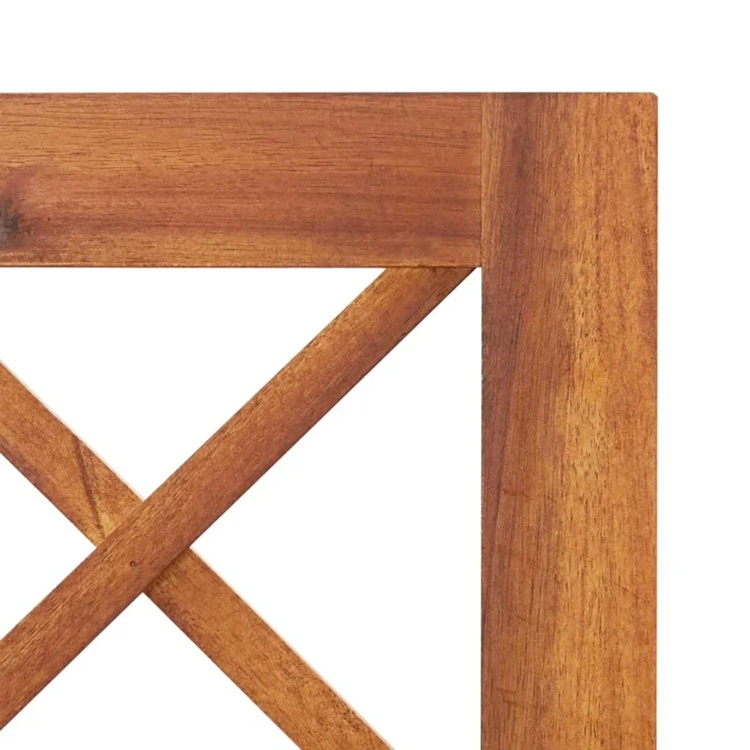 Detailansicht Hochbeet Spalier aus Akazienholz, Teil des vidaXL Hochbeets 884152.