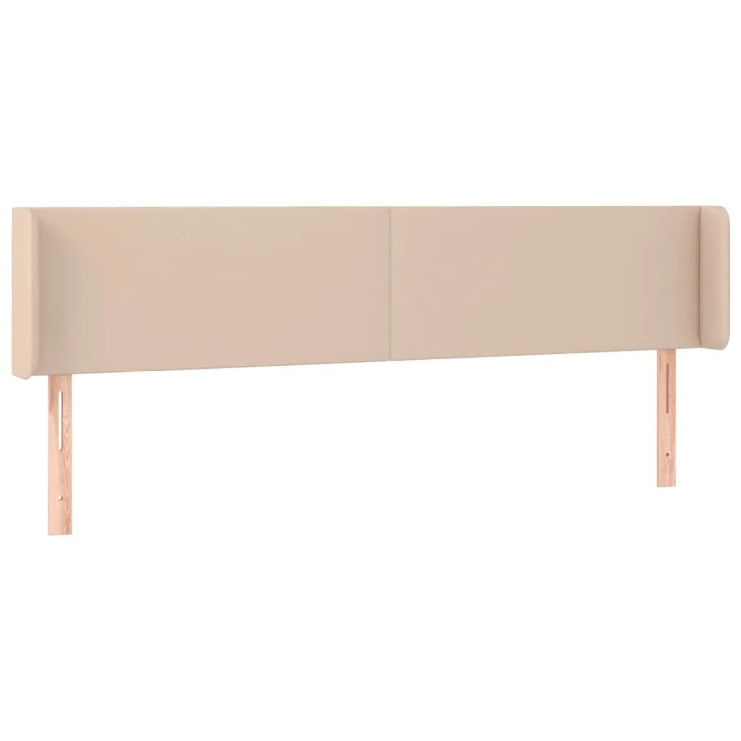 vidaXL LED Kopfteil Cappuccino-Braun 183x16x78/88 cm Kunstleder 3123063