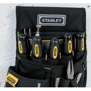 Stanley Gürteltasche mit Werkzeugen und Hammerhalter, Teil der Arbeitsgürtel & Arbeitstaschen Kategorie.