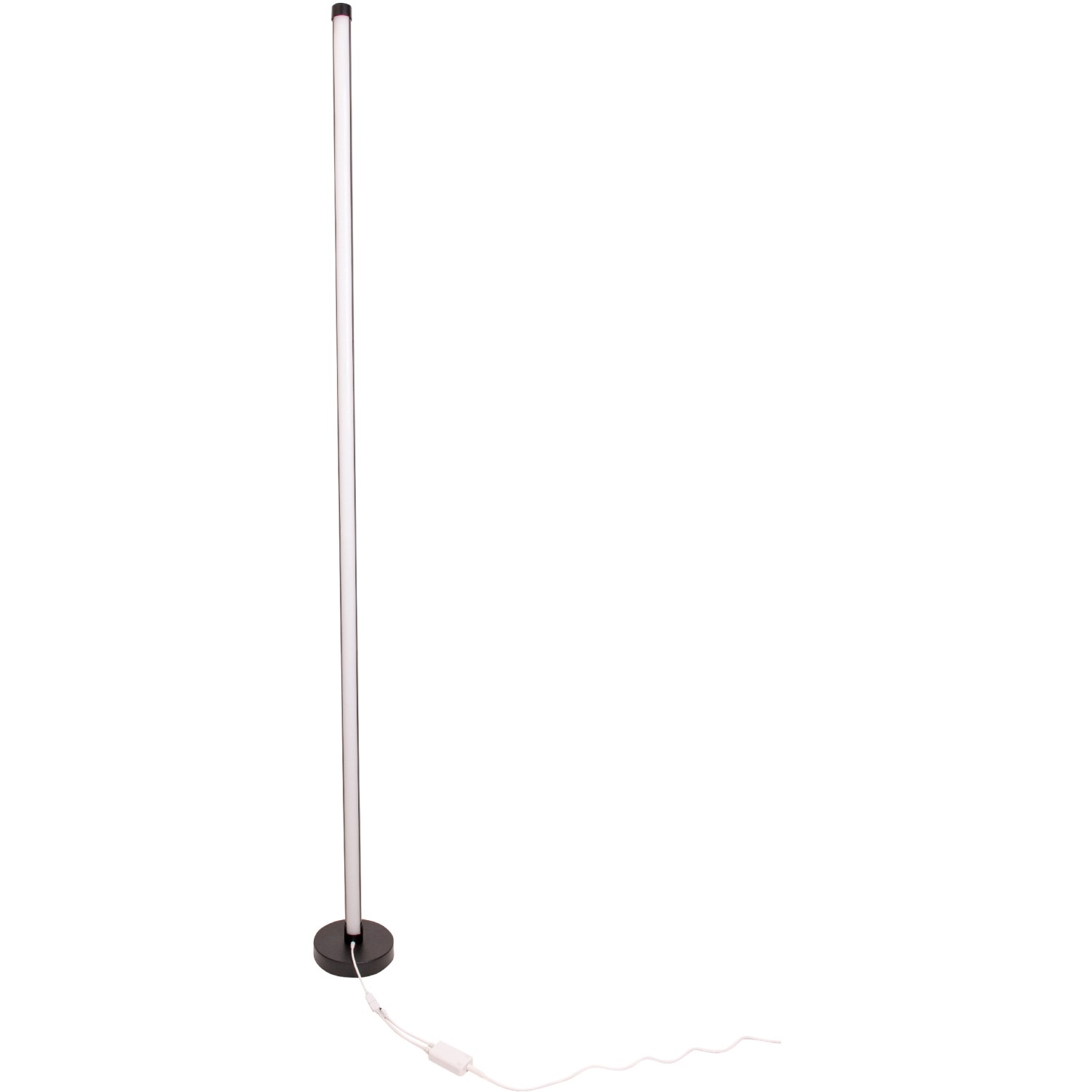Schlanke LED-Stehleuchte Digital Motion Light, 150 cm hoch, mit RGB-Funktion und Fernbedienung.