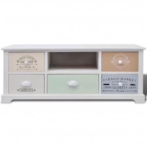 vidaXL TV-Schrank Französischer Stil Holz 242879