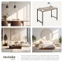 Tectake Schreibtisch Jenkins im Industrial Style mit Holz- und Stahlgestell.
