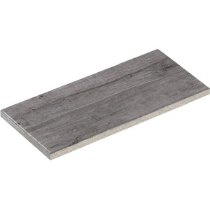 Diephaus Terrassenplatte Naturan Graphit, 80x40 cm, mit Holzoptik für Terrasse und Gehweg.